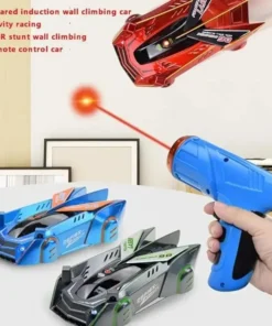 Wall Climbing Car with LED Lights Remote Control Stunt Car Anti Gravity Electric Wall Climbing Toy Car