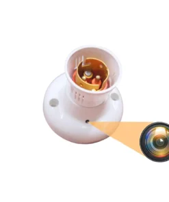 Holder Camera WiFi 1080p. Bulb Socket Camera Mini Security Camera, Audio Video Recording Watch Live 24 Hours