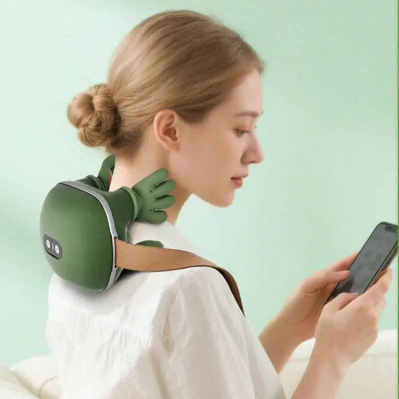 Neck and Back Massager Electric 4D Kneading Neck Massage Kneading Master Hand Neck Massager