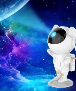 Astronaut Shaped Starry Projector Star Light Night Light Bedroom Projection Lamp Room Decoration
