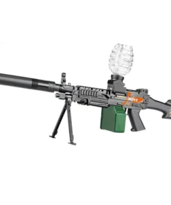 M249 Light Machine Gun Toy with Colorful LED Lights & Sound Effects | Manual & Battery Operated Kids Toy Gun